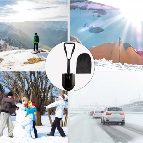 In And OutdoorMatch Emergency Kit - Folding Survival Shovel - 23 Inch - High Carbon Steel - Camping and Emergencies (8721085180099)