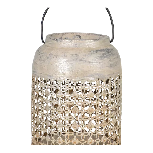 In And OutdoorMatch Windlight - Antique - Ø15.5x22.5 cm - Cement (105971)