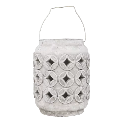 Lantern  - Ø16x21,5cm - Cement