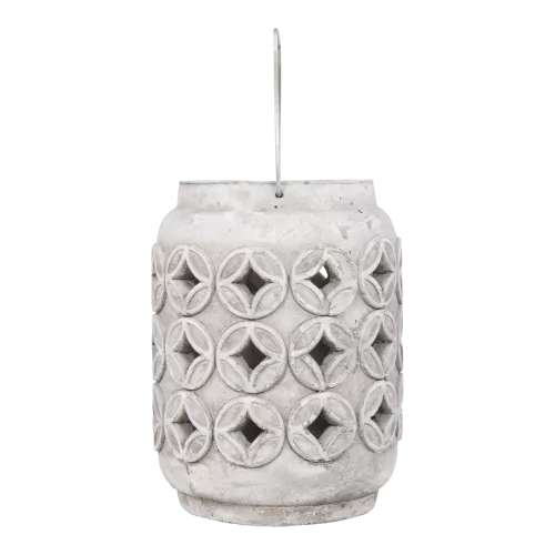 In And OutdoorMatch Lantern  - Ø16x21,5cm - Cement (105973)