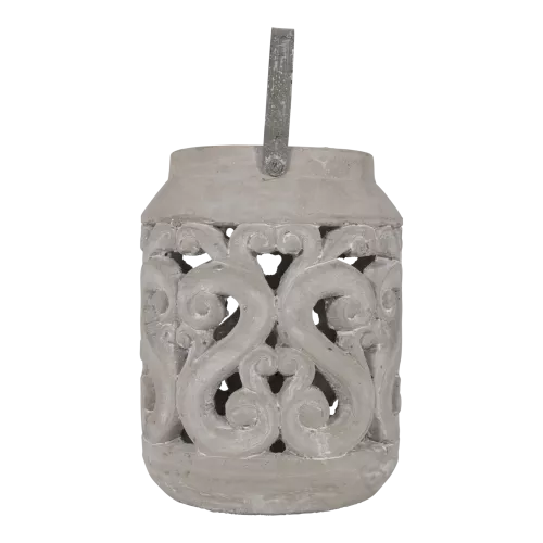 In And OutdoorMatch Lantern - Ø18x23cm - Cement (105975)