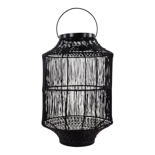Lantern - Ø24x36cm - Black - Metal