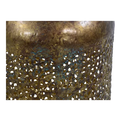 In And OutdoorMatch Lantern - Ø26x47cm - Metal - Glass - Gold (105986)