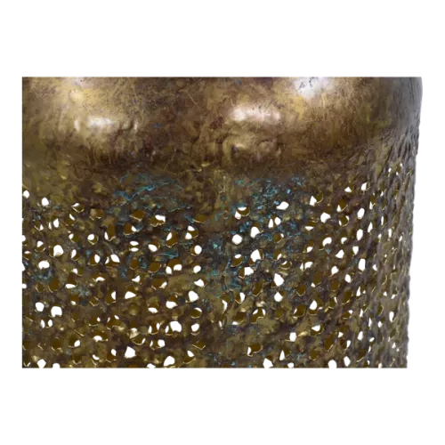 In And OutdoorMatch Lantern - Ø20x32cm - Metal - Glass - Gold (105987)