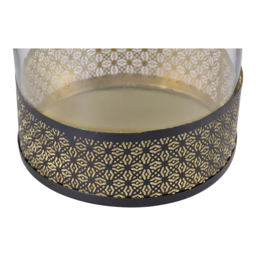 In And OutdoorMatch Lantern - Ø20x37cm - Glass - Steel (105988)