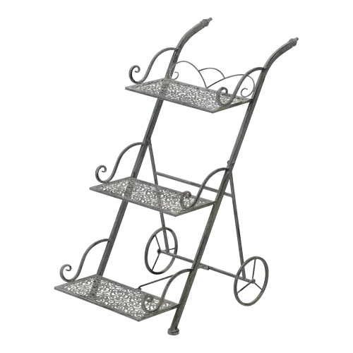 Etagère Kar - 63x34x78 cm - Steel - Grey Wash