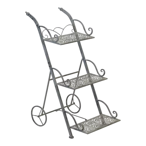 In And OutdoorMatch Etagère Kar - 63x34x78 cm - Steel - Grey Wash (105996)