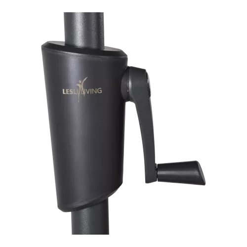 In And OutdoorMatch Parasol Libra - Ø3.5 m - Ecru - UV 30+ - Aluminum Frame - Flaps (106134)