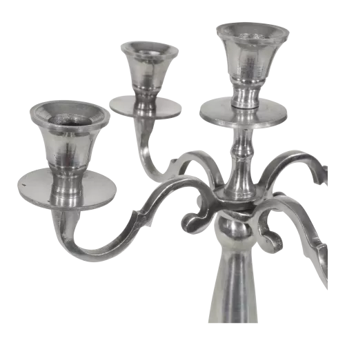 In And OutdoorMatch Classic Candlestick - Aluminum - 40.5cm - Glossy Finish (106235)