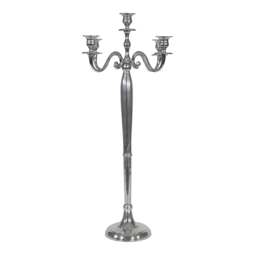 In And OutdoorMatch Classic Candlestick - Aluminum - 78cm - Glossy Finish (106236)