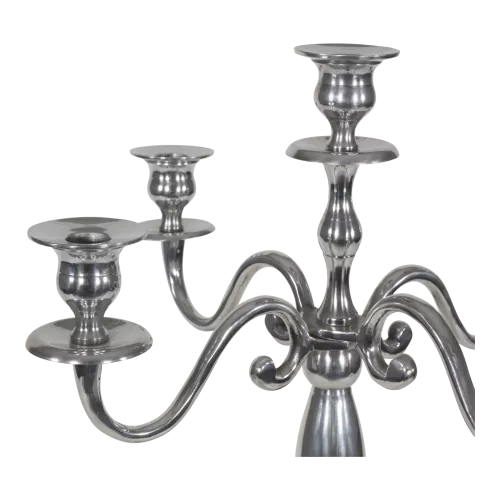 In And OutdoorMatch Classic Candlestick - Aluminum - 78cm - Glossy Finish (106236)