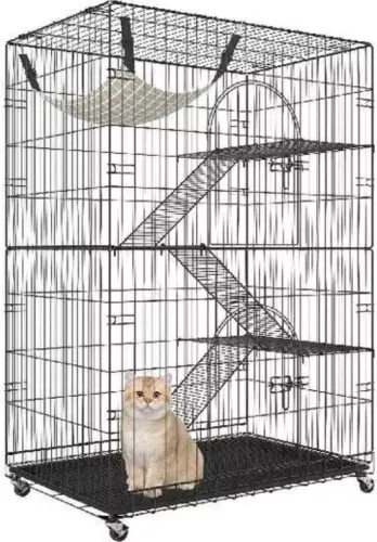 Foldable Cat Run - Cat Crate - Cat Cage - Up to 14KG Capacity