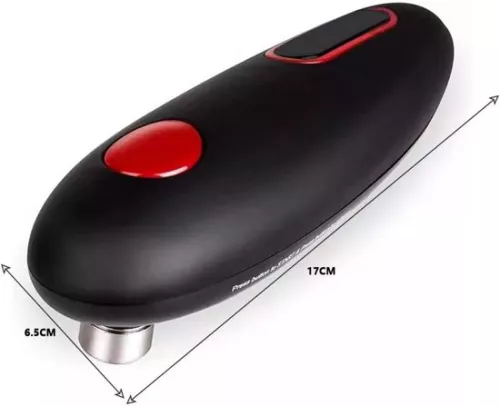 merkloos Electric Can Opener - Cordless - Safe & Easy - For Kitchen, Restaurant & Seniors (8721085247242)