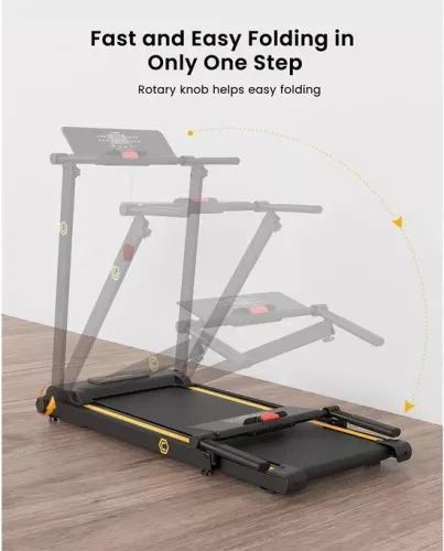 merkloos Treadmill - Foldable - Walking belt - running belt - 12 programs - up to 10 km/h - with LCD screen for easy operation (6151008676699)
