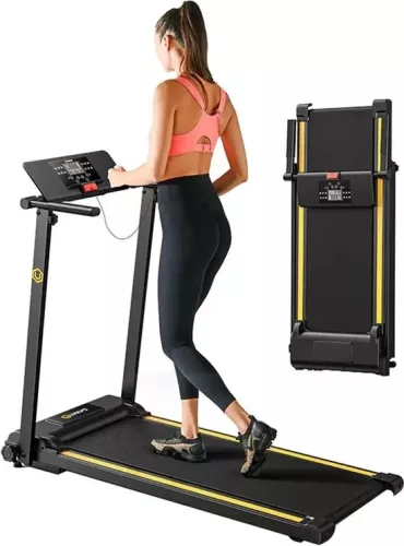 merkloos Treadmill - Foldable - Walking belt - running belt - 12 programs - up to 10 km/h - with LCD screen for easy operation (6151008676699)