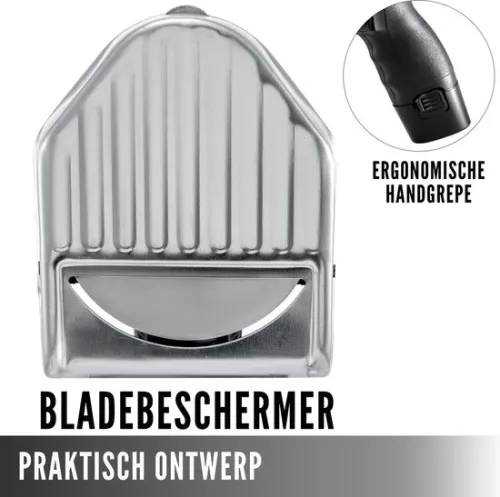 merkloos Electric Kebab/Doner Knife - Ergonomic Grip - Cordless - Slicer - Adjustable Meat Thickness (8721085188583)