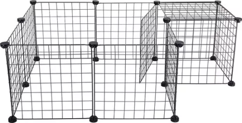 merkloos Animal run - Outdoor run - For Rabbit, Guinea Pig, Puppy - Run for animals - Outdoor hutch - Puppy run - Rabbit hutch - For outside (9509646264759)