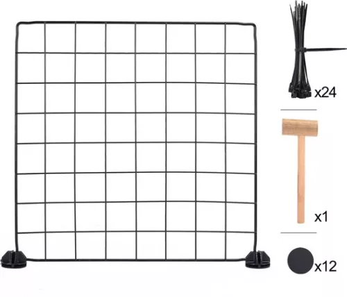 merkloos Animal run - Outdoor run - For Rabbit, Guinea Pig, Puppy - Run for animals - Outdoor hutch - Puppy run - Rabbit hutch - For outside (9509646264759)