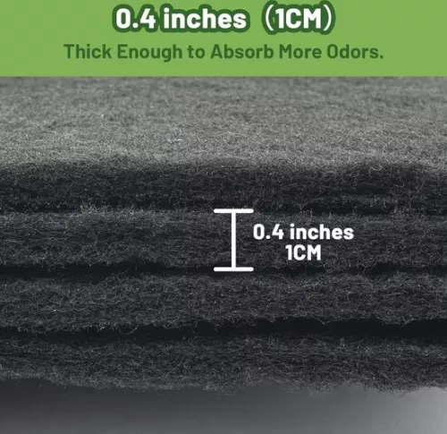 merkloos 10 Pack Cat Litter Charcoal Filters Tray Filter Replacement Charcoal Odor Filters Hooded Litter Boxes & Pans (6152302853830)