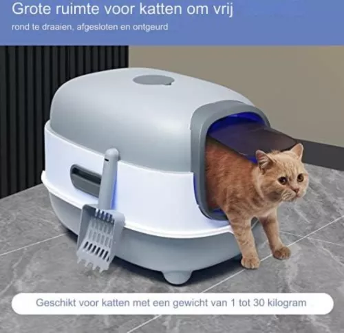 unbranded litter box - Litter box with sieve system - cats - animals - home (6097443148110)