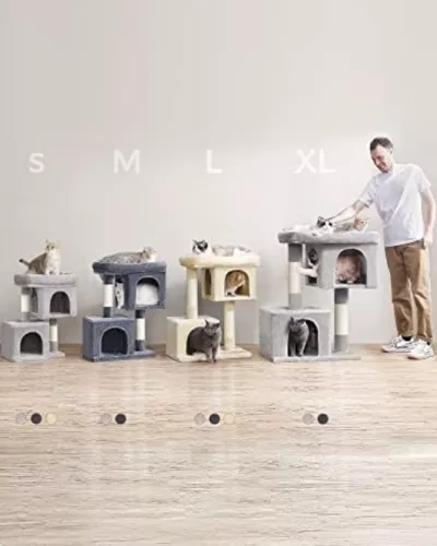 Cat Scratching Post - Heavy Cat Scratching Post - Light Gray