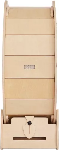 merkloos Cat exercise wheel 750x320x800mm Cat exercise wheel made of birch and poplar plywood Cat wheel Low noise Removable inner mat Cat wheel Suitable for cats weighing 2.72 to 3.63 kg (6097709643656)