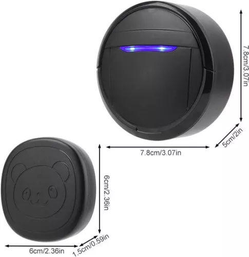 merkloos Waterproof Wireless Dog Doorbell - Training Bell for Pets and Elderly - 1 Receiver 2 Transmitters (EU) . (8785309296522)