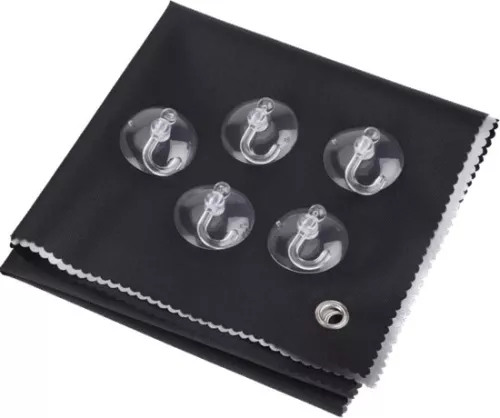 TopHome Curtains for Velux GGL S06 and 606-96 x 93 cm - Thermal Blackout Curtains - Roof Window Curtains with Suction Cup - Used in Bedroom and Office blackout curtain suction cups (6152514988955)