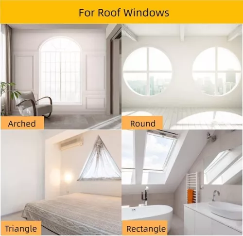 merkloos Blackout Fabric 300x145cm - Portable Blackout Roller Blind - Temporary Blackout Curtains with Velcro - Soft Ruler - Self-adhesive Tapes blackout curtains (8785297279224)