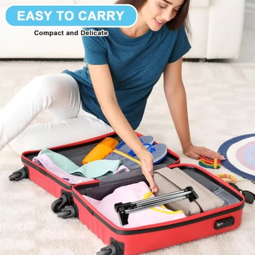 merkloos Foldable Clothes Rack - Portable and Stable - Suitable for Home and Travel (9507165458727)