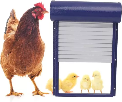 merkloos Automatic Chicken Coop Door Opener with Light Detection and Remote Control - 3-in-1 Solution for Breeding Businesses (8785293916147)