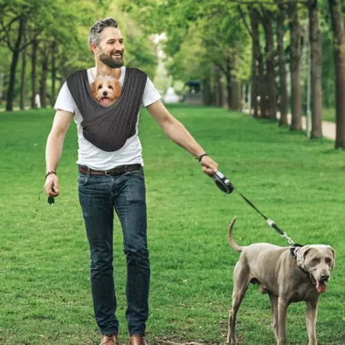 merkloos Dog Carrier - Baby Sling for Small Dogs - Adjustable (9507766248369)