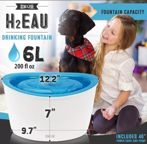 merkloos Zeus water fountain for dogs - 6 liters (6152913017003)