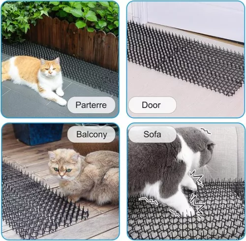 merkloos Cat Repellent Mat - Cat Mats with Spikes - Deterrent Mat - 12 Pieces (9505964832779)