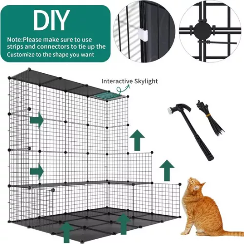 merkloos Cat Crate - Cat Run - Cat Cage - Cat Crate - Cat Crate (6151002693678)
