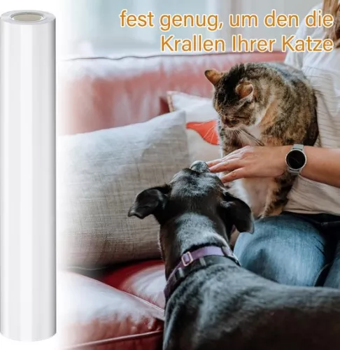 #1 Scratch protection for sofa cat - cat tape for furniture - scratch pads for cats - anti-scratch film for door and wall (30 cm x 300 cm) (8785304992832)
