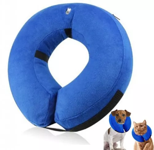 Inflatable Protective Collar - XL - Animal Protective Collar - for Dogs/Cats - for Wound Healing - Adjustable - Prevents Infection from Scratches and Bites