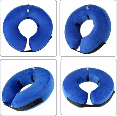 merkloos Inflatable Protective Collar - XL - Animal Protective Collar - for Dogs/Cats - for Wound Healing - Adjustable - Prevents Infection from Scratches and Bites (9193396601904)