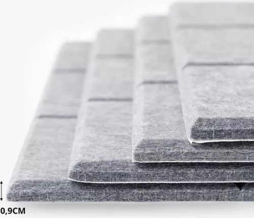 merkloos Felt cork notice board - 4-pack - self-adhesive decorative square felt notice board - felt nine-compartment grid - display notice board - self-adhesive memo board - can stick photos on - suitable for office bedroom decoration - 30x30cm - Yellow (9903226206991)