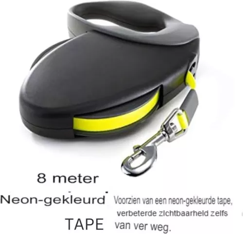 merkloos Dog Leash 8 Meters - Flexi Dog Leash - Retractable Dog Leash 8 Meters (6097430986992)