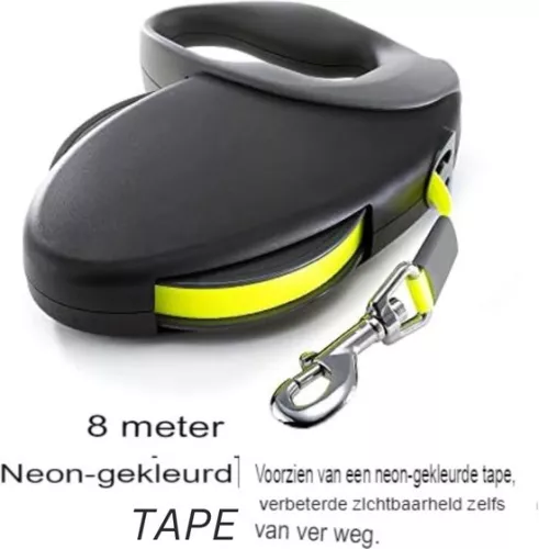 merkloos Dog Leash 8 Meters - Flexi Dog Leash - Retractable Dog Leash 8 Meters (6097430986992)