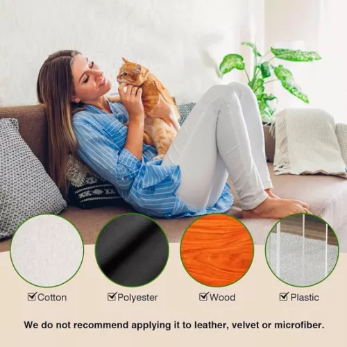merkloos Cat Scratching Furniture Protector, Single-Sided Adhesive Sofa Protector for Cats, Flexible Corner Protector for Under Cat Claws, Cat Scratching Tape (45cm*5m) (8410900085496)