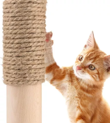 20m Jute Twine 6mm Set of 2 Natural Sisal Rope for DIY Cat Scratching Posts