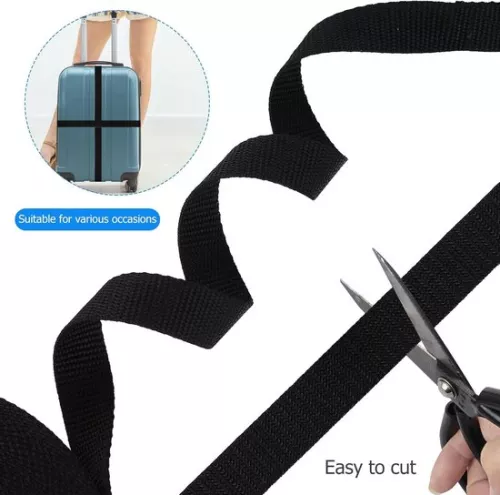 merkloos 15m Long Black Adjustable Heavy Duty Nylon Dog Leash for Medium and Small Large Dogs Training Walking. (6151830695608)