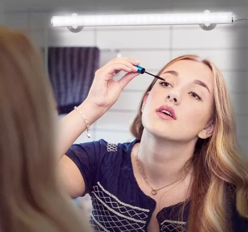 merkloos Wireless rechargeable LED wall lamp with touch control for bathroom make-up mirror (6152326883820)