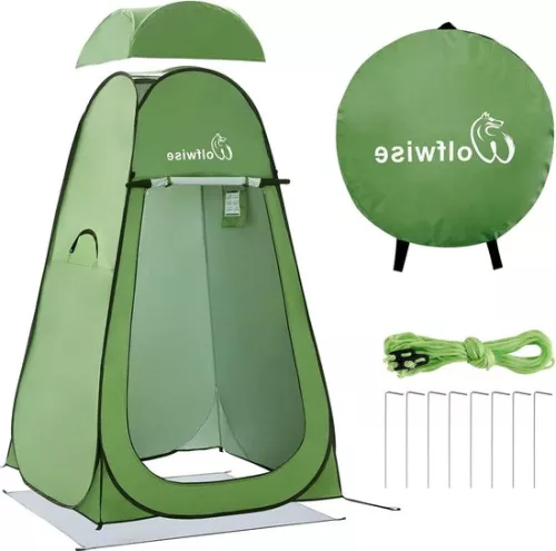 Pop Up Shower Privacy Tent for Camping Outdoor Changing Dressing Fishing Bathing - Storage Tents - Portable with Carry Bag