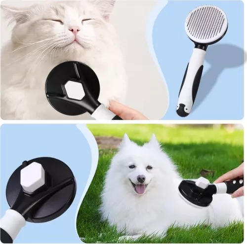merkloos Self-cleaning brush for dogs and cats - Removes long and short hair - Non-irritating (6152119981924)