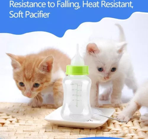 merkloos Puppy Nursing Bottle Kit - Dog Cat Kitten Milk Food - Transparent Silicone Bottle - 150ml . (8785309113720)