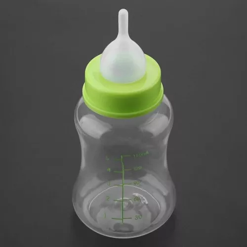 merkloos Puppy Nursing Bottle Kit - Dog Cat Kitten Milk Food - Transparent Silicone Bottle - 150ml . (8785309113720)