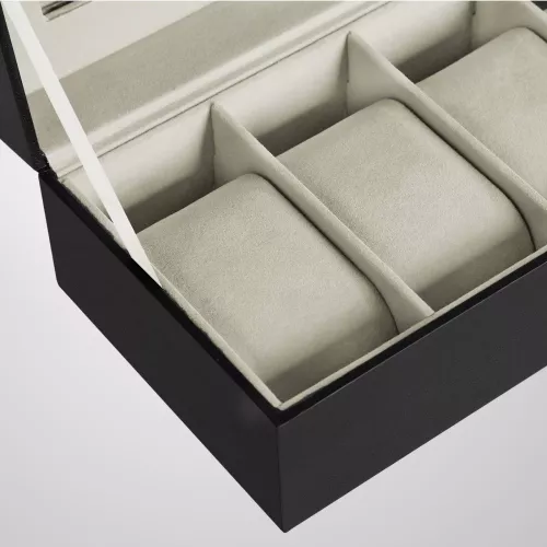 In And OutdoorMatch In And OutdoorMatch Luxury watch box Laurianne - Watch box Storage box - Jewelery box - 6 pieces - 30 x 11.2 x 8 cm (64472)